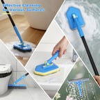 KOKSI Extendable Cleaning Brush Set – 51" (9-Piece)